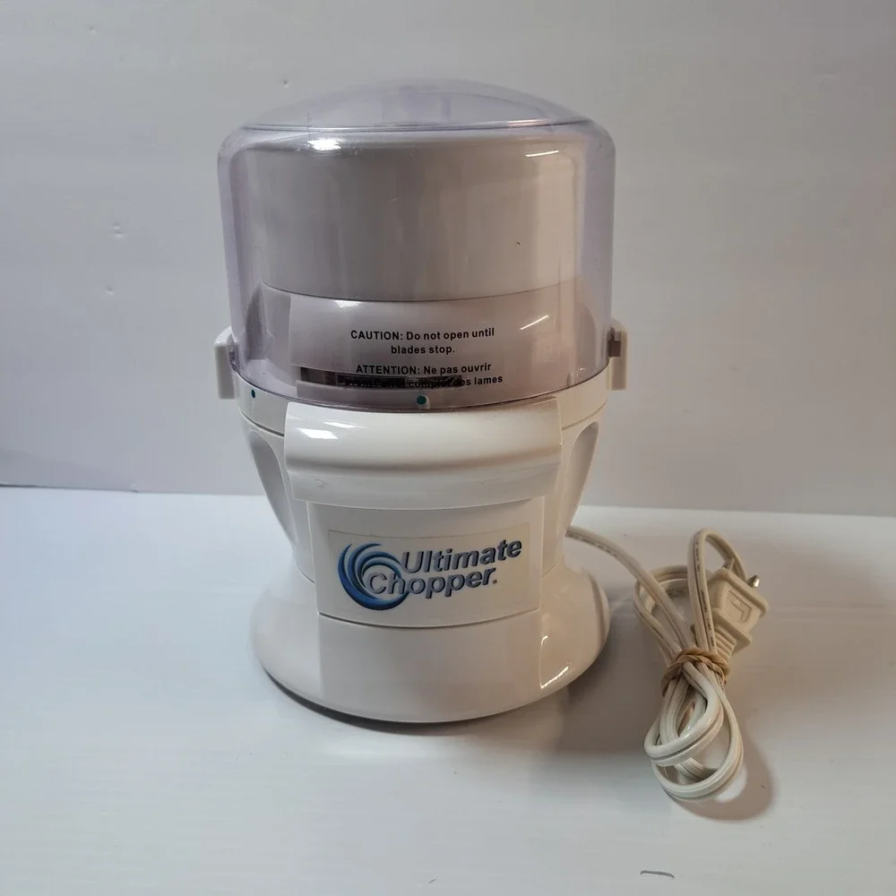 Ultimate Chopper CH-1-600 Food Processor White 750W Good Compact Mini Mincer